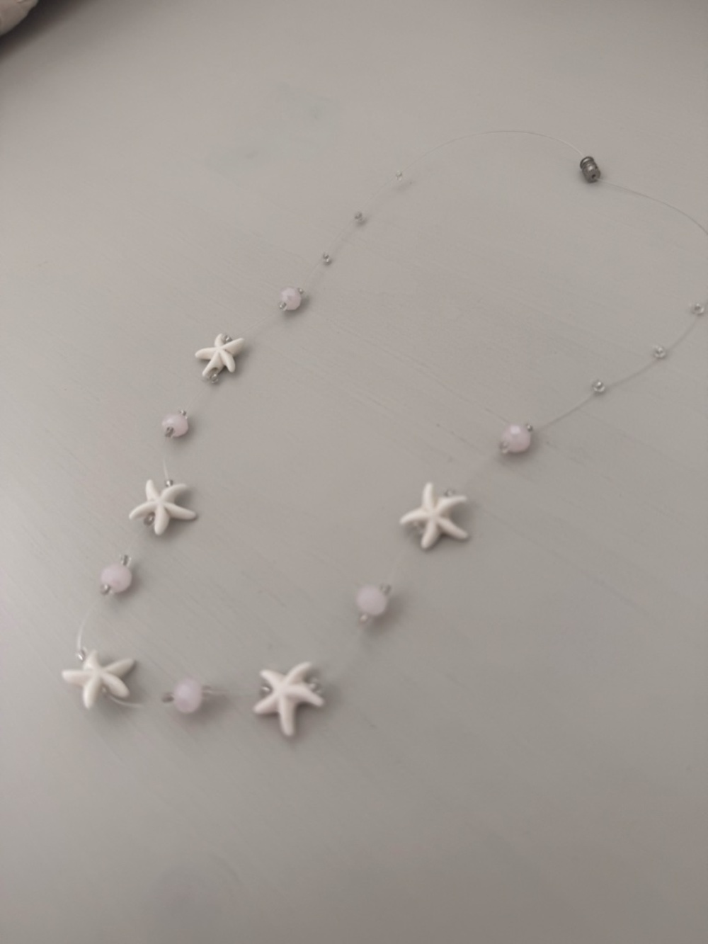 Handmade Starfish Necklace Water-Friendly Beach Coastal Jewelry
